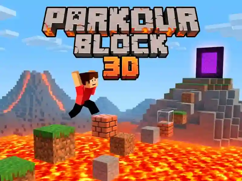 Mchezo Parkour Block 3d online