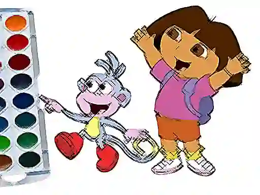 Mchezo Cute Girl Coloring Book online