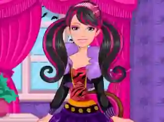 Mchezo Barbie Monster High Halloween online