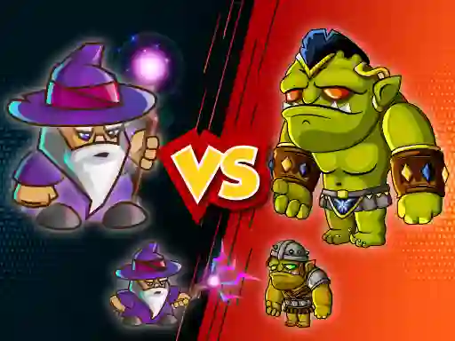 Mchezo Wizard vs. Orcs online