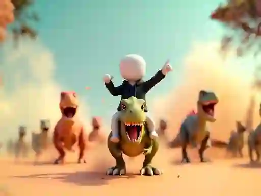 Mchezo Stickman: Dinosaur arena online