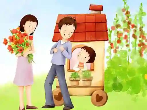 Mchezo Happy Mothers Day 2020 Puzzle online