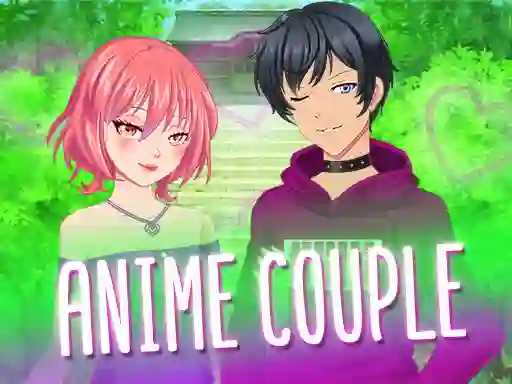Mchezo Anime Couple Dress Up online
