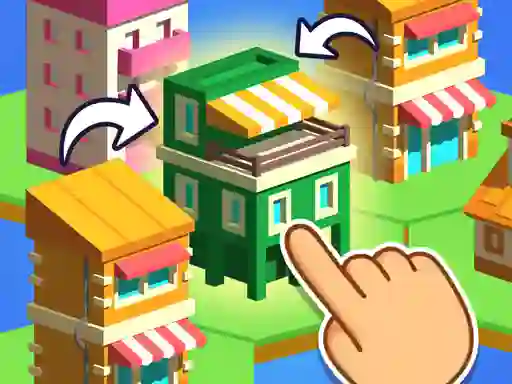 Mchezo Crafty Town Merge City online