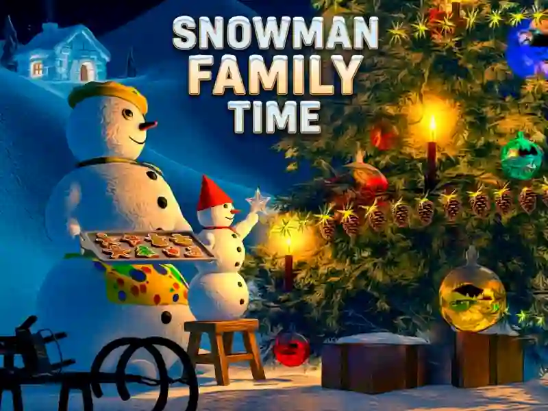 Mchezo Snowman Family Time online
