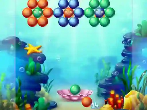 Mchezo Aqua Bubble Shooter online
