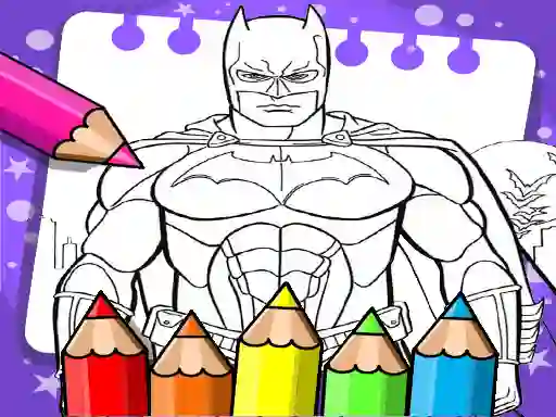 Mchezo Batman Beyond Coloring Book online