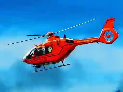Mchezo Helicopter Puzzle online