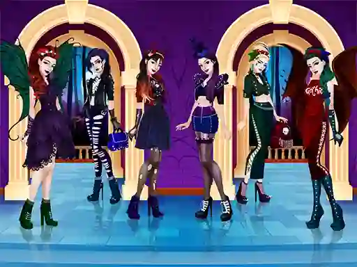 Mchezo Gothic Dress Up online