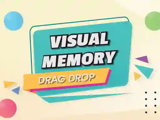 Mchezo Visual Memory Drag Drop online