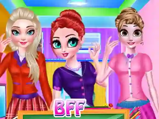 Mchezo BFF High School Style online