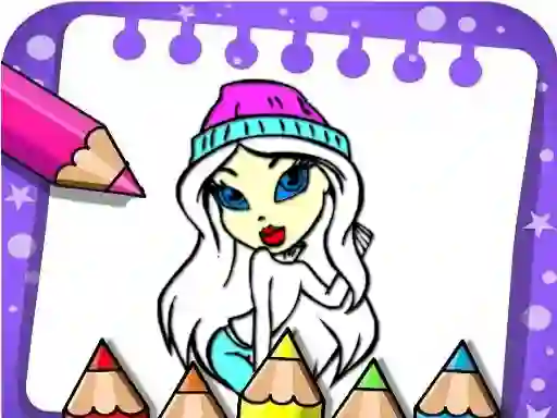 Mchezo Easy Bratz Coloring online