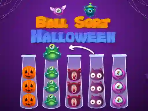 Mchezo Ball Sort Halloween online