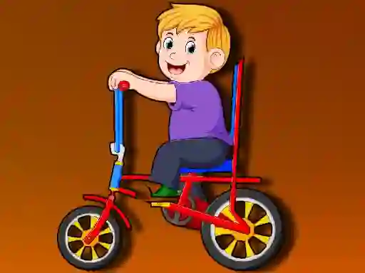 Mchezo Cartoon Bike Jigsaw online