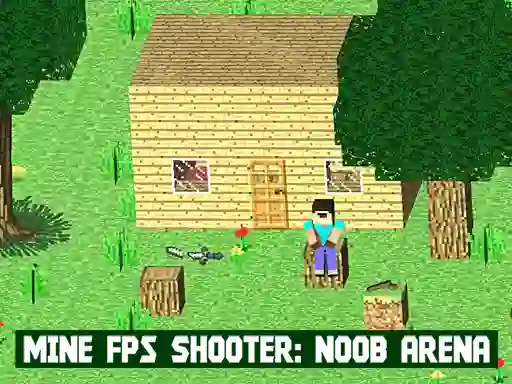 Mchezo Mine FPS Shooter: Noob Arena online