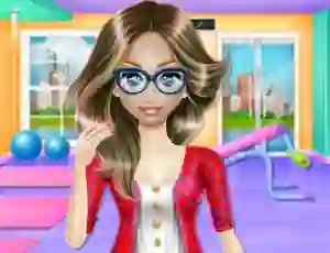 Mchezo Nerdy Girl Fat to Fit online