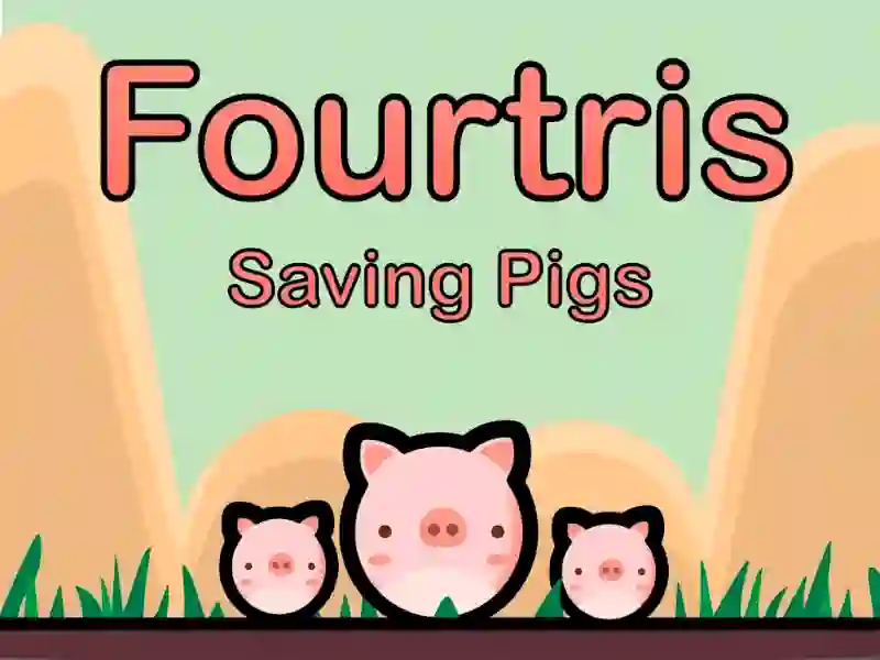 Mchezo Fourtris Saving Pigs online