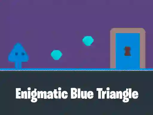 Mchezo Enigmatic Blue Triangle online
