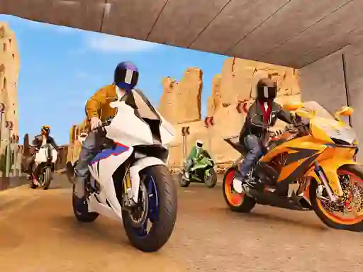 Mchezo Real Motorbike Simulator Race 3D online