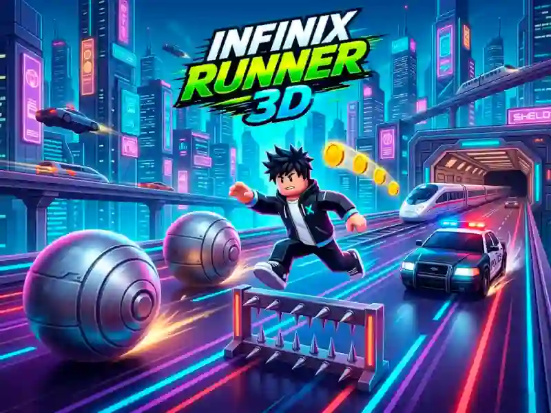 Mchezo Infinix Runner 3D online