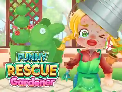 Mchezo Funny Rescue Gardener online