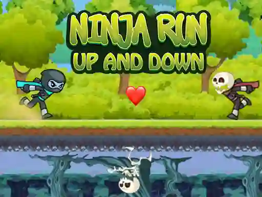 Mchezo Ninja Run Up And Down online