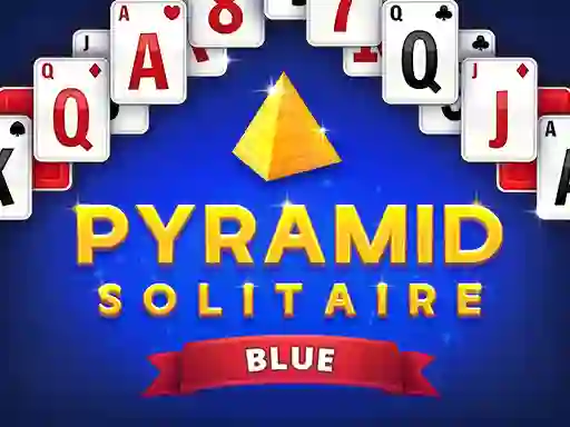 Mchezo Pyramid Solitaire Blue online