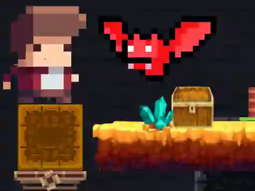 Mchezo Tiny Man and Red Bat online