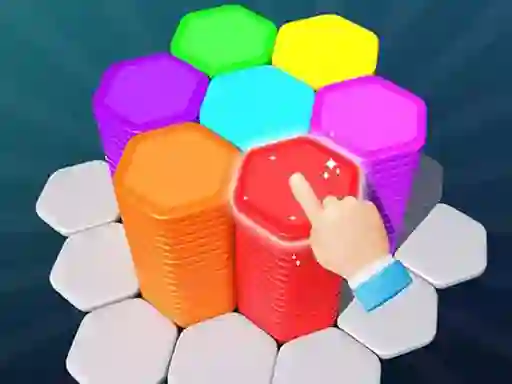 Mchezo Hexa Sort online