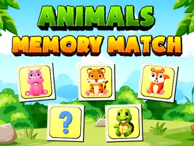 Mchezo Animals Memory Match online