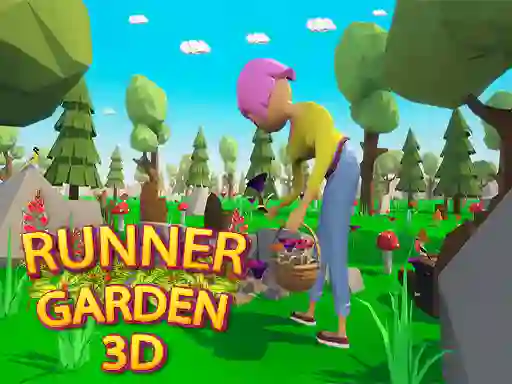Mchezo Runner Garden 3d online