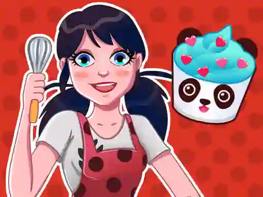 Mchezo Miraculous Cupcake maker online