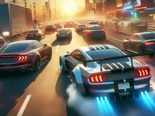 Mchezo Crazy City Race online