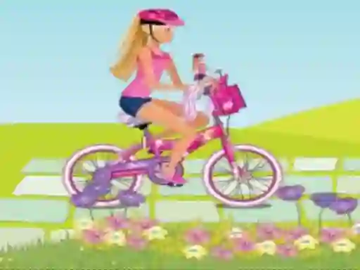 Mchezo BARBIE RIDES A BIKE online