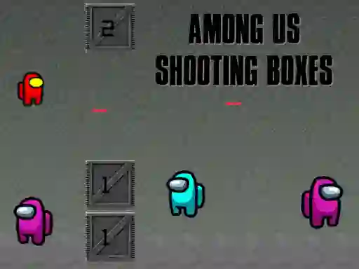 Mchezo Among Us Shooting Boxes online