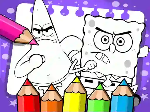 Mchezo Sponge Bob Coloring Book online