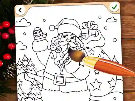 Mchezo Christmas Coloring Game online