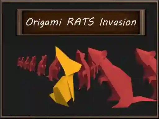 Mchezo Origami Rats Invasion online