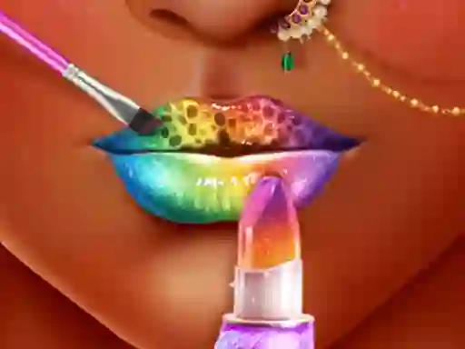 Mchezo Princess Lip Art Salon online