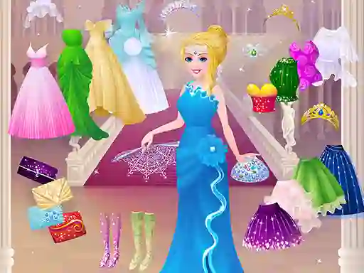 Mchezo Cinderella Dress Up Girl Games online