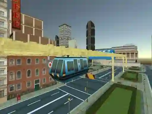Mchezo Sky Train Simulator: Elevated Train Driving online
