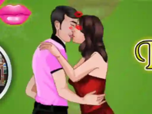 Mchezo Christmas Eve Kissing online
