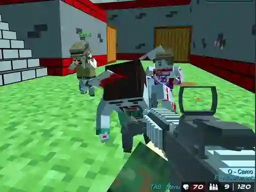 Mchezo Blocky Wars Advanced Combat Swat online
