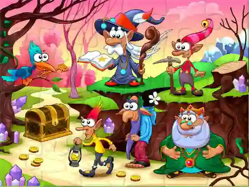 Mchezo Fantasy Jigsaw Deluxe online