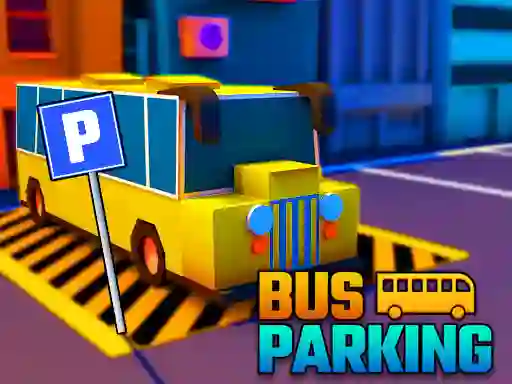 Mchezo Bus Parking City 3d online