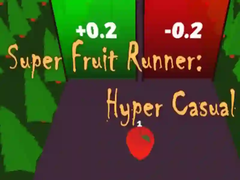 Mchezo Super Fruit Runner: Hyper Casual online