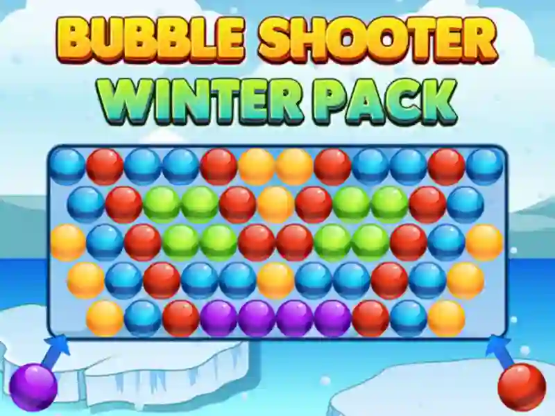 Mchezo Bubble Shooter Winter Pack online