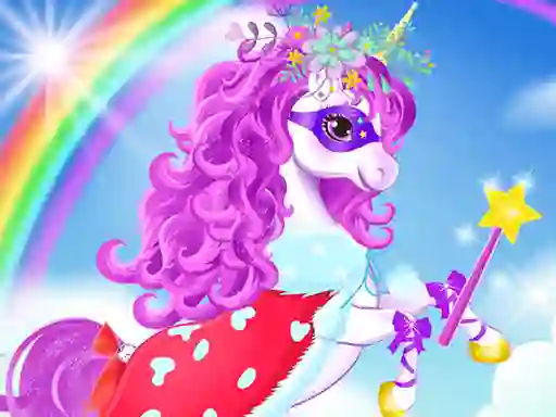 Mchezo Baby unicorn dress up online