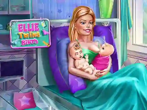 Mchezo Ellie Twins Birth online