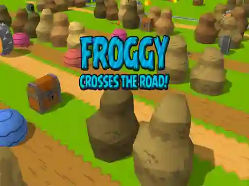 Mchezo Froggy Crosses The Road! online